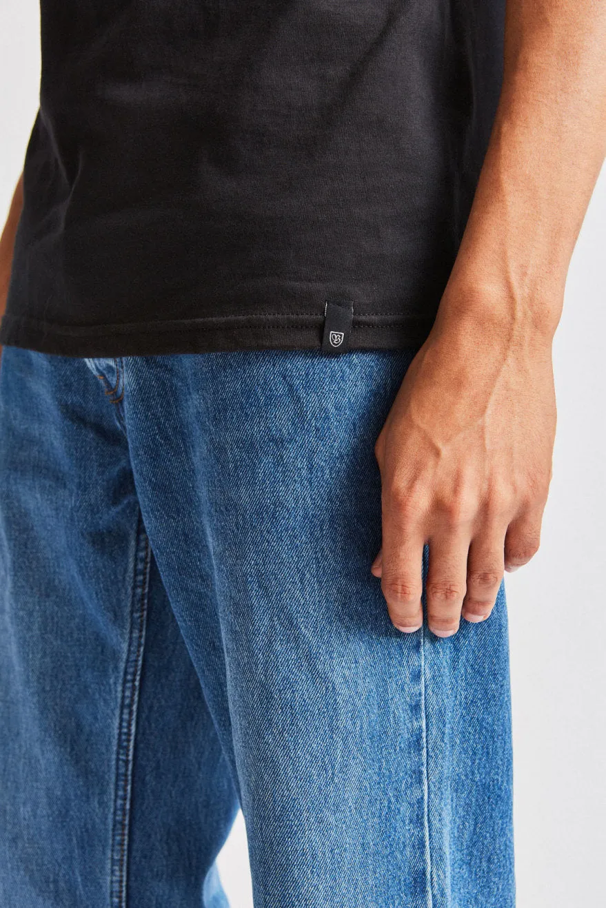 Heartbeat S/S Standard Tee - Bel Air Black sold by Brixton product image thumbnail 3