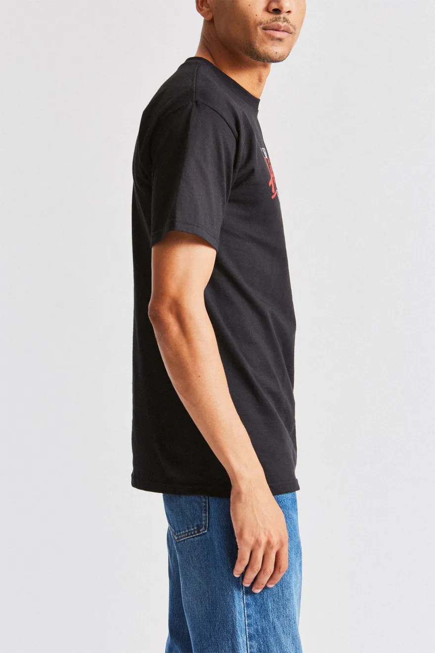 Heartbeat S/S Standard Tee - Bel Air Black sold by Brixton product image thumbnail 2