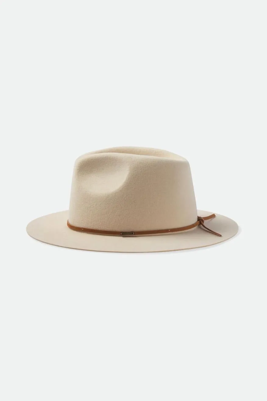 Wesley Fedora - Whitecap sold by Brixton product image thumbnail 3