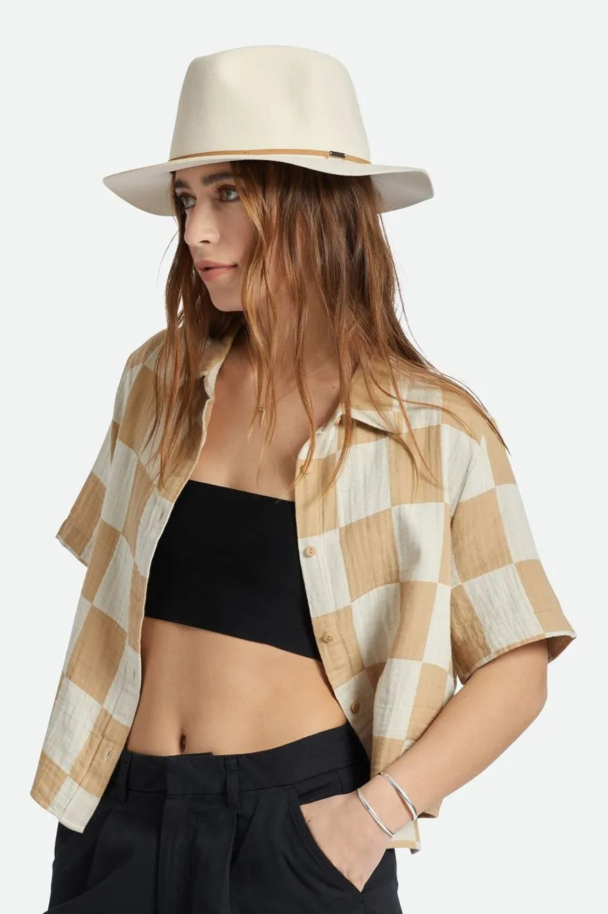 Wesley Fedora - Whitecap sold by Brixton product image thumbnail 4
