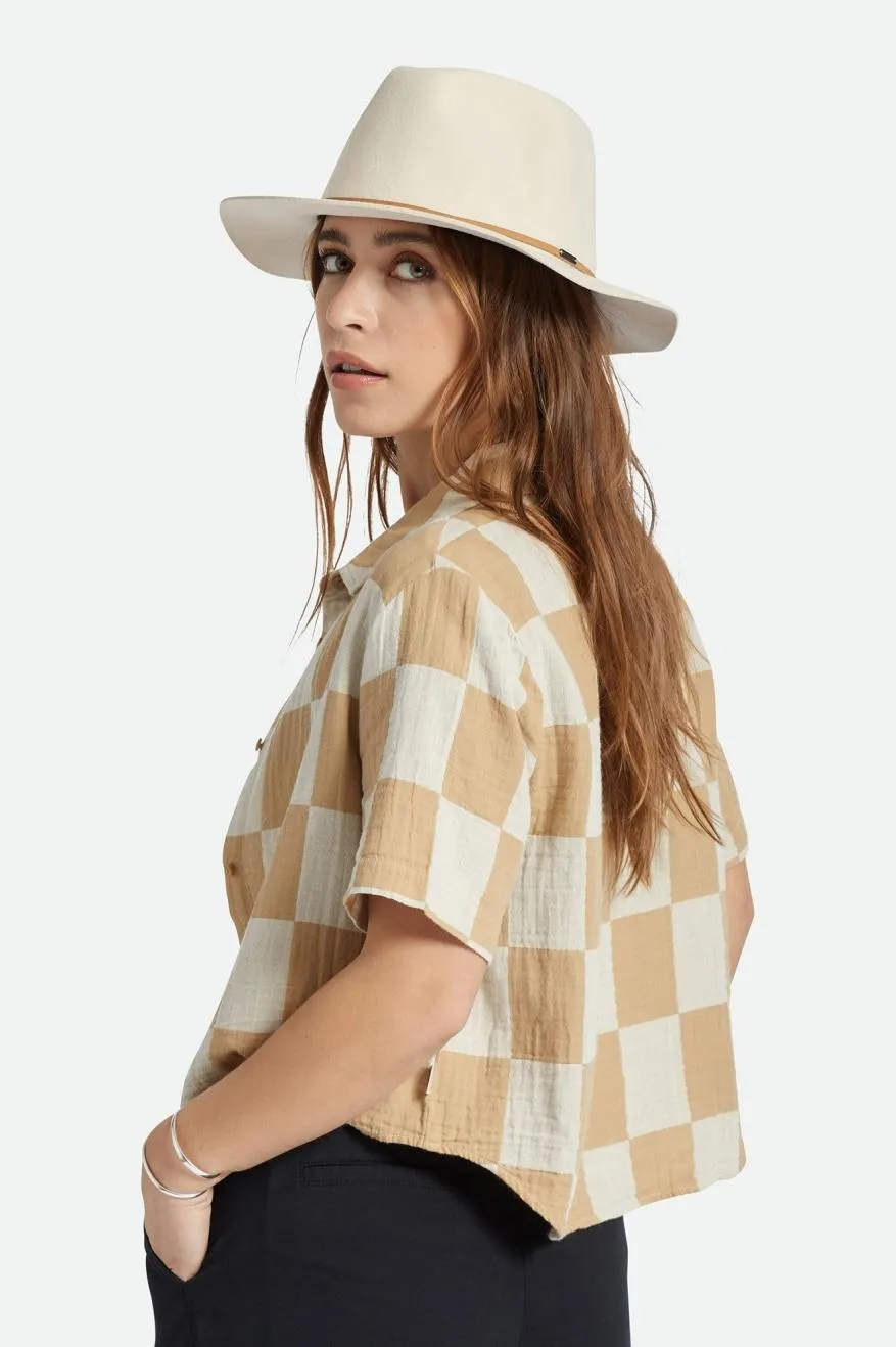 Wesley Fedora - Whitecap sold by Brixton product image thumbnail 5