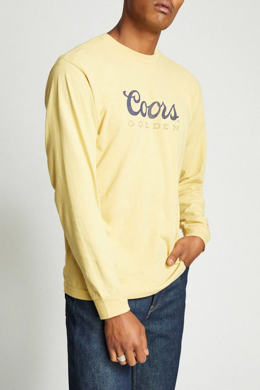 Golden II L/S Standard Tee - Buff sold by Brixton product image thumbnail 2