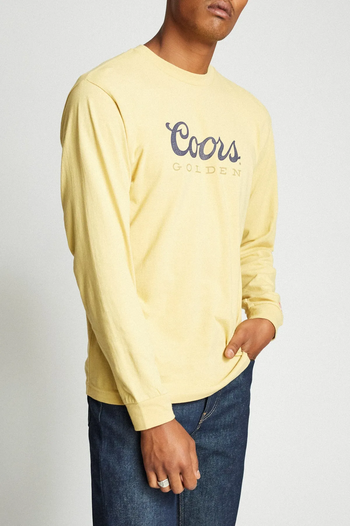 Golden II L/S Standard Tee - Buff sold by Brixton product image thumbnail 3