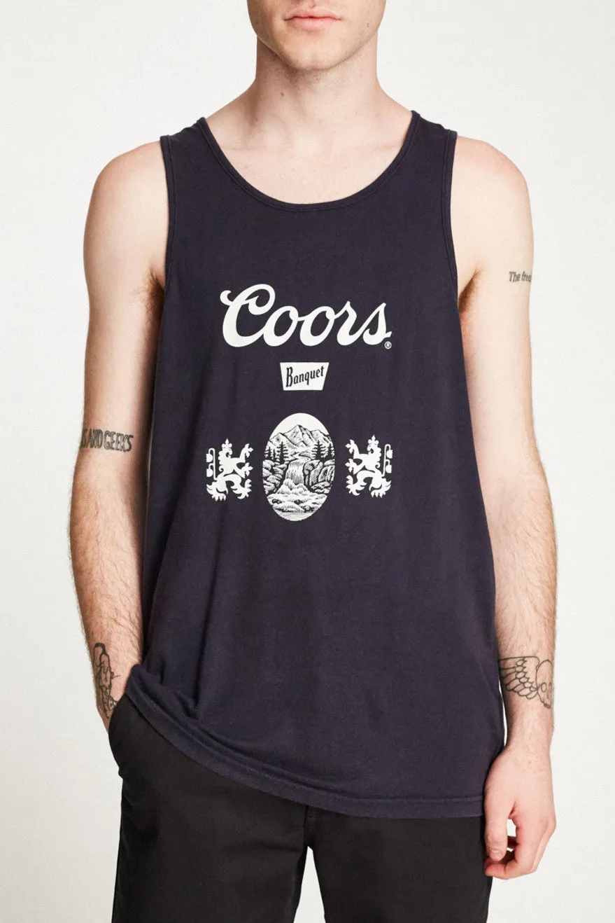 Hops Tank Top - Navy sold by Brixton