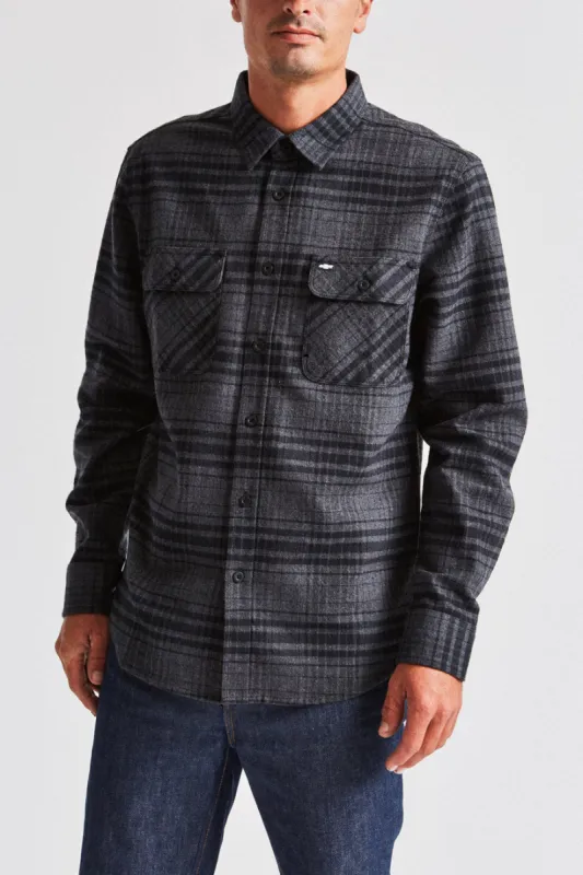 Bowery Chevy L/S Flannel - Bel Air Black sold by Brixton