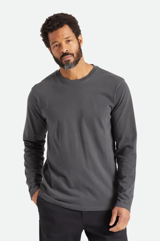 Vintage Reserve L/S Tee - Black sold by Brixton