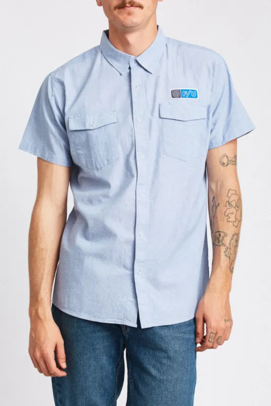 Officer S/S Woven - Light Blue sold by Brixton