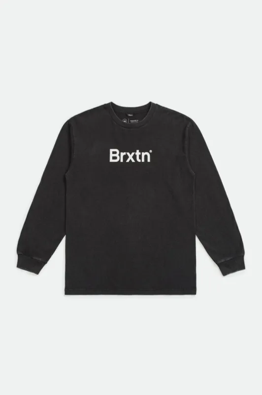 Crowd II L/S Tee - Black sold by Brixton