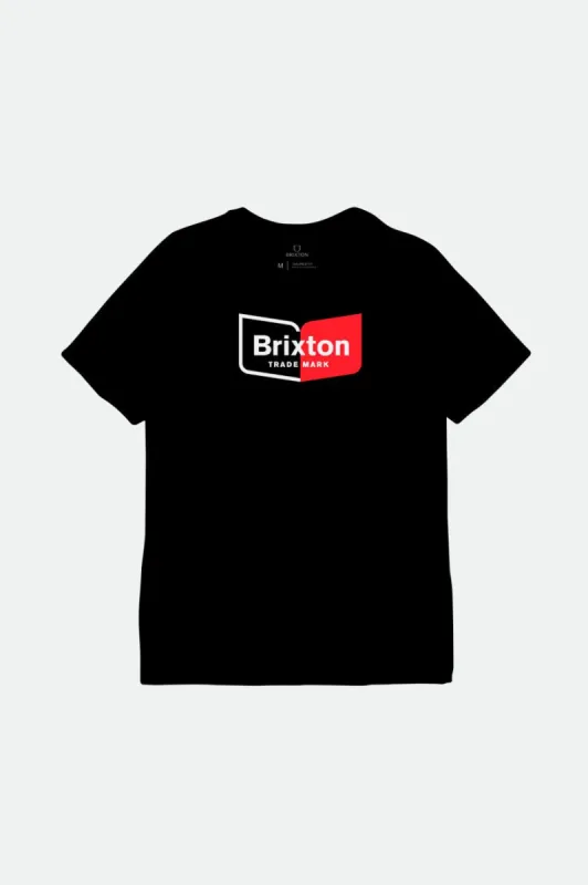 Chapter S/S Tailored Tee - Black sold by Brixton