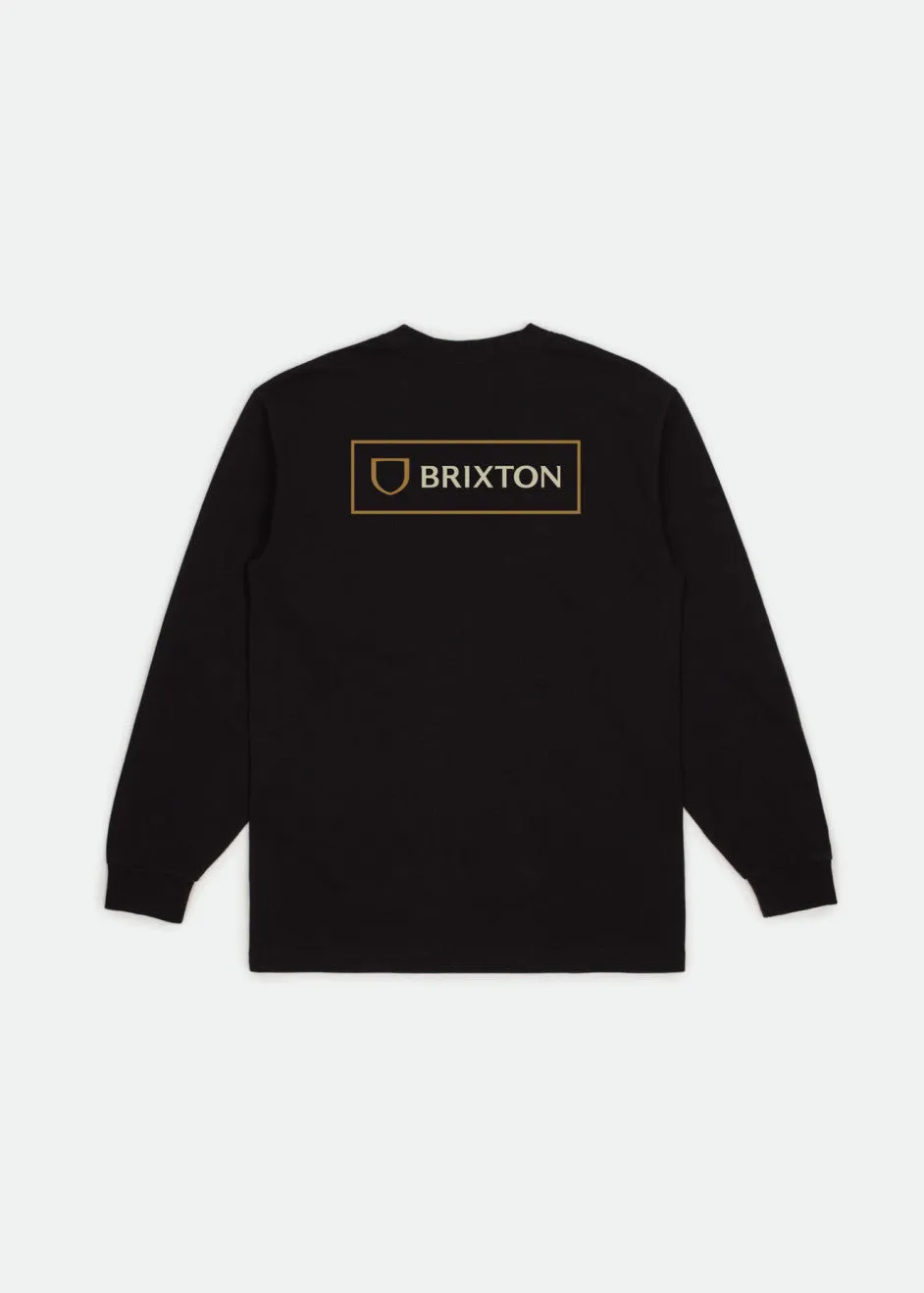 Alpha Block L/S Standard Tee - Black sold by Brixton product image thumbnail 2