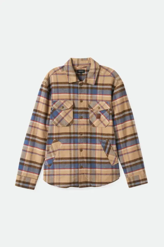 Durham Jacket - Sesame Plaid made by Brixton