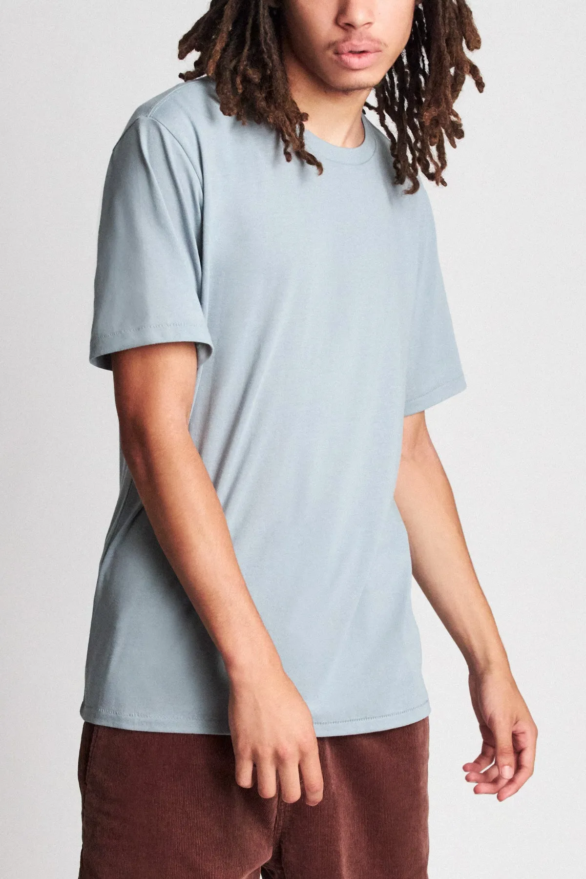 Basic S/S Premium Tee - Blue Stone sold by Brixton product image thumbnail 3