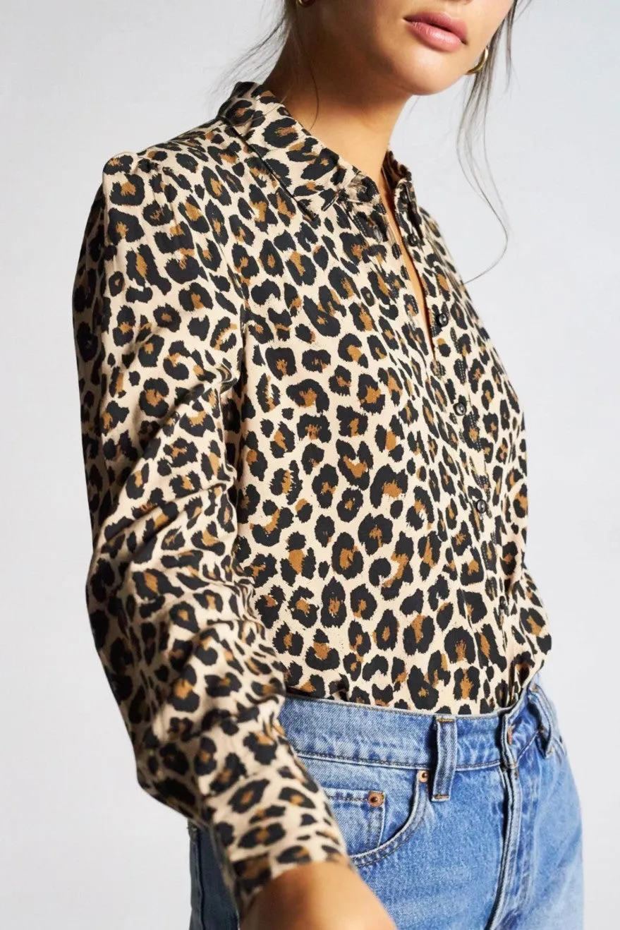 Kate L/S Woven - Leopard sold by Brixton product image thumbnail 4