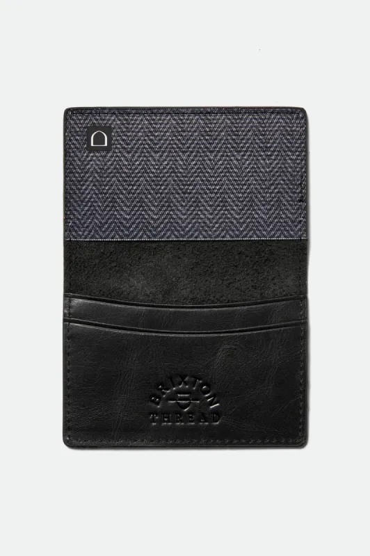 Brixton x Thread Wallet - Grey/Black sold by Brixton