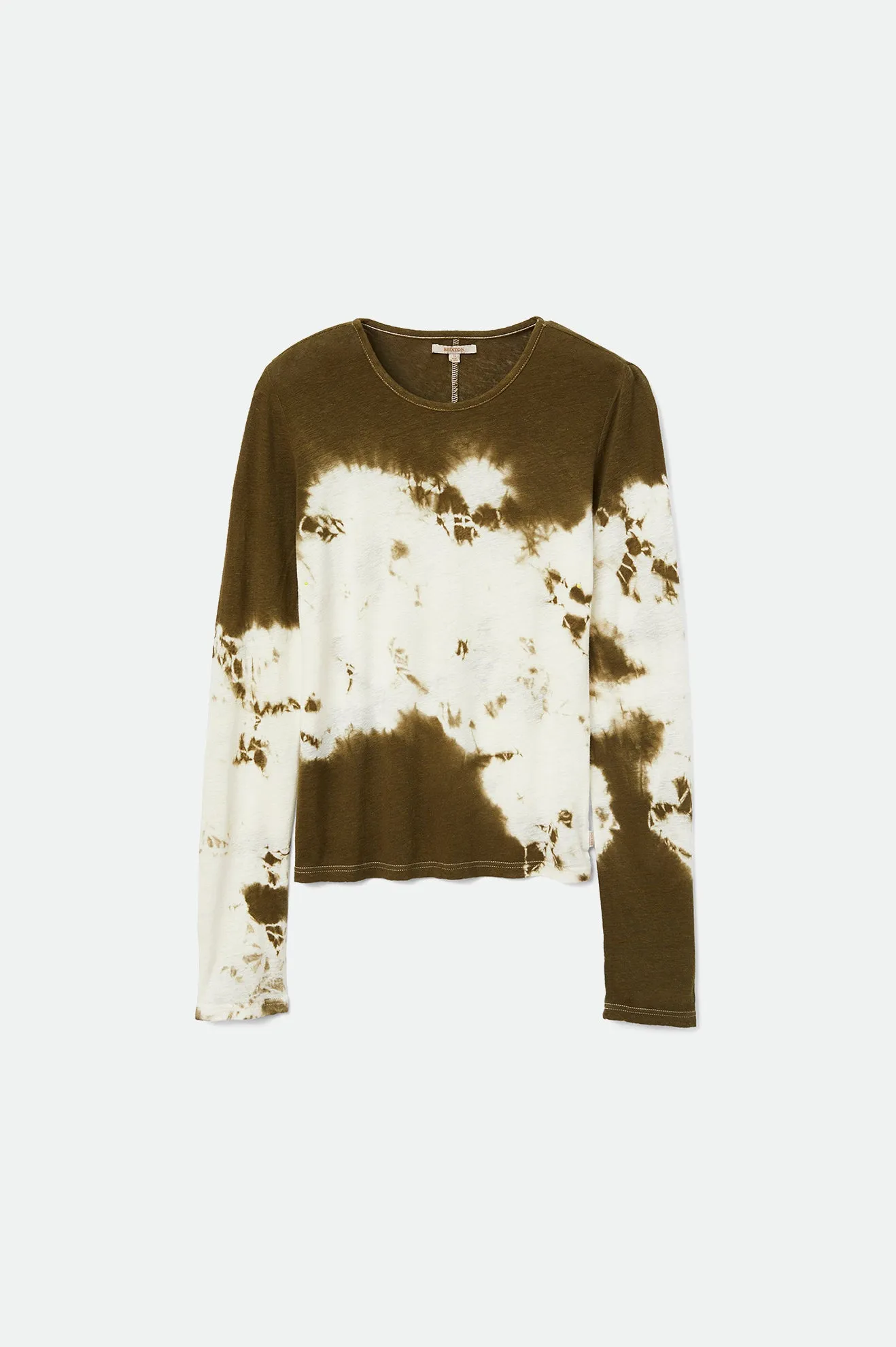 Montauk L/S Tee - Military Olive sold by Brixton