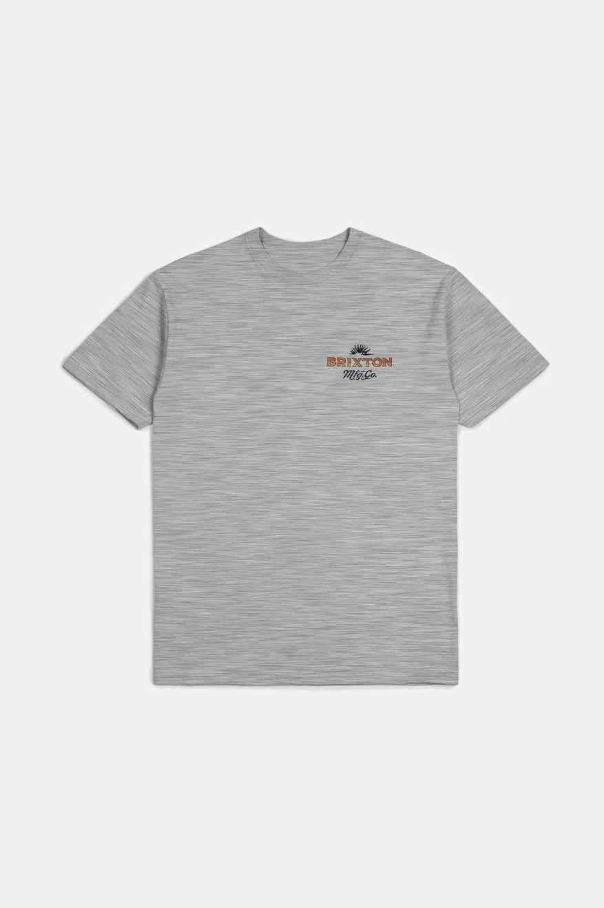 Wrangling S/S Standard T-Shirt - Heather Grey sold by Brixton