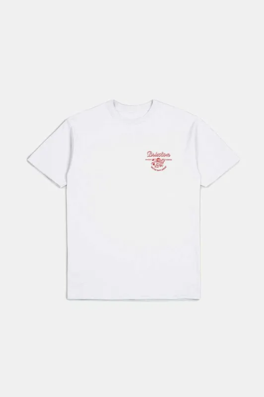 Better Days S/S Standard T-Shirt - White sold by Brixton