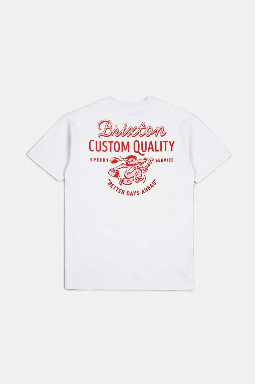 Better Days S/S Standard T-Shirt - White sold by Brixton product image thumbnail 2