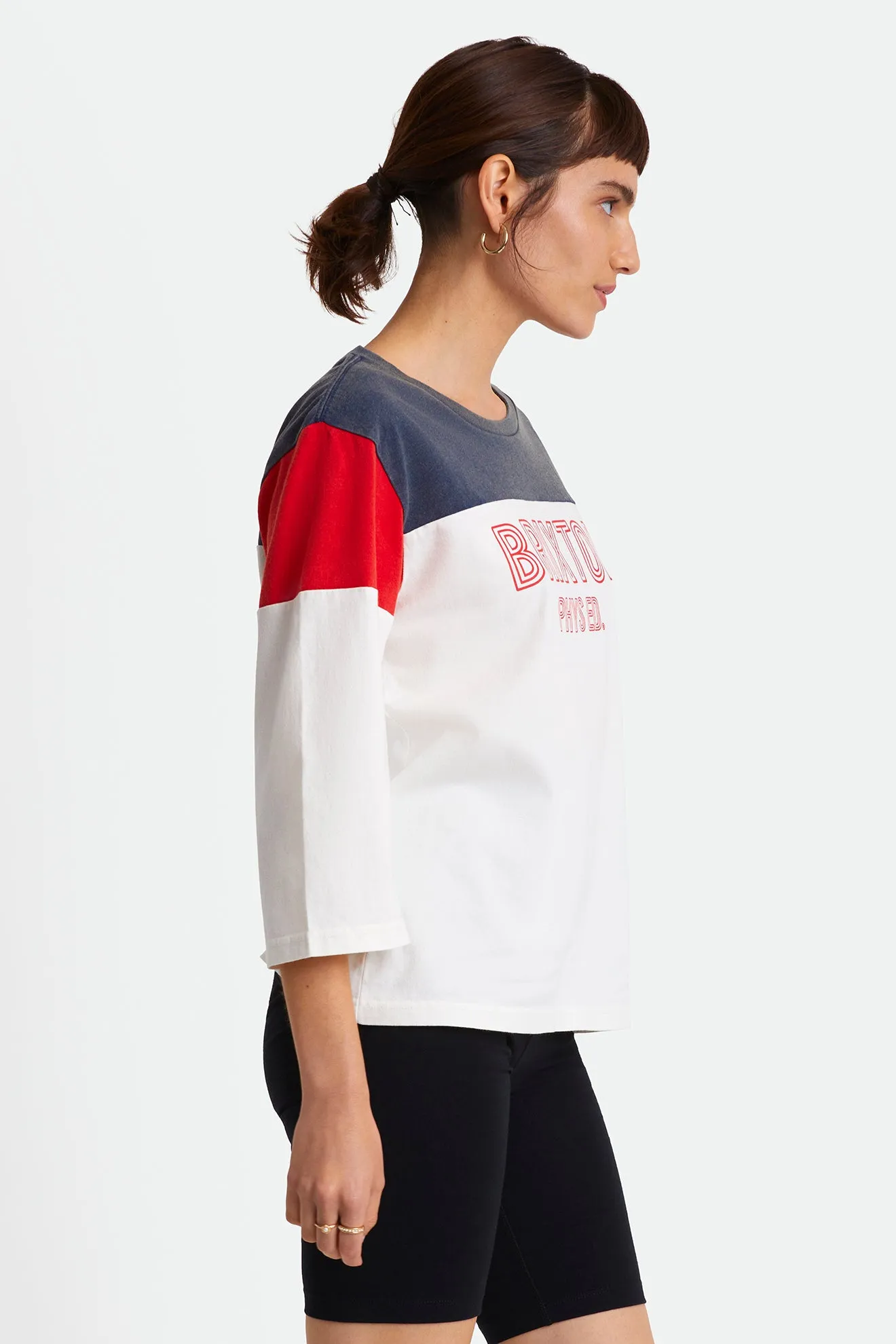 Phys. Ed. Football Tee - Off White sold by Brixton product image thumbnail 2