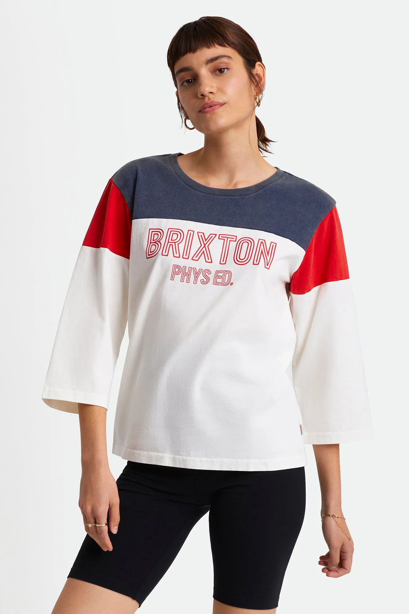 Phys. Ed. Football Tee - Off White sold by Brixton