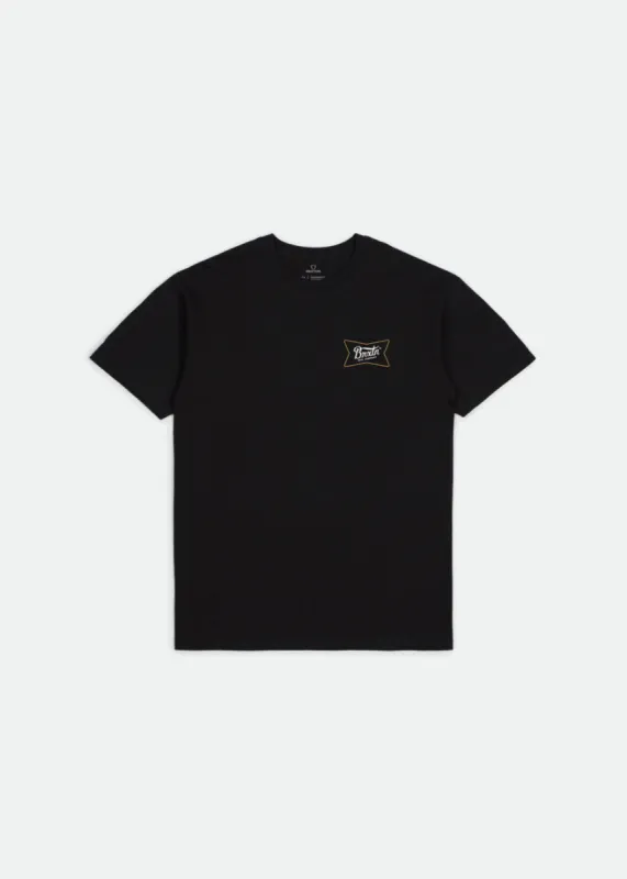 Quarter S/S Standard Tee - Black sold by Brixton