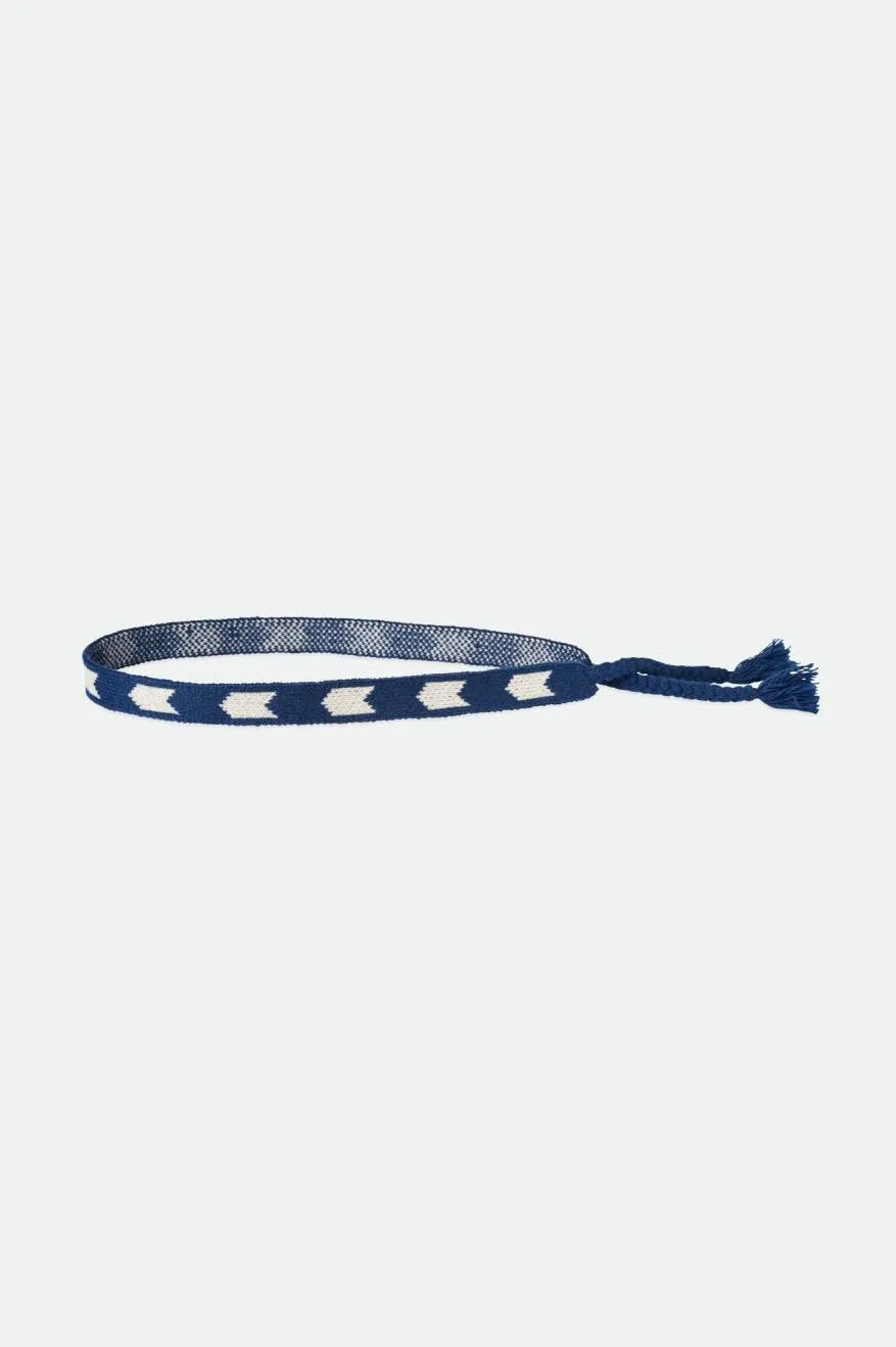 Adjustable Textured Hat Band - Washed Navy/Whitecap sold by Brixton