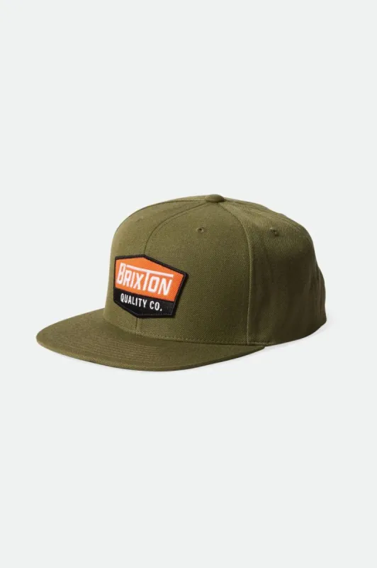 Regal MP Snapback - Olive Surplus sold by Brixton