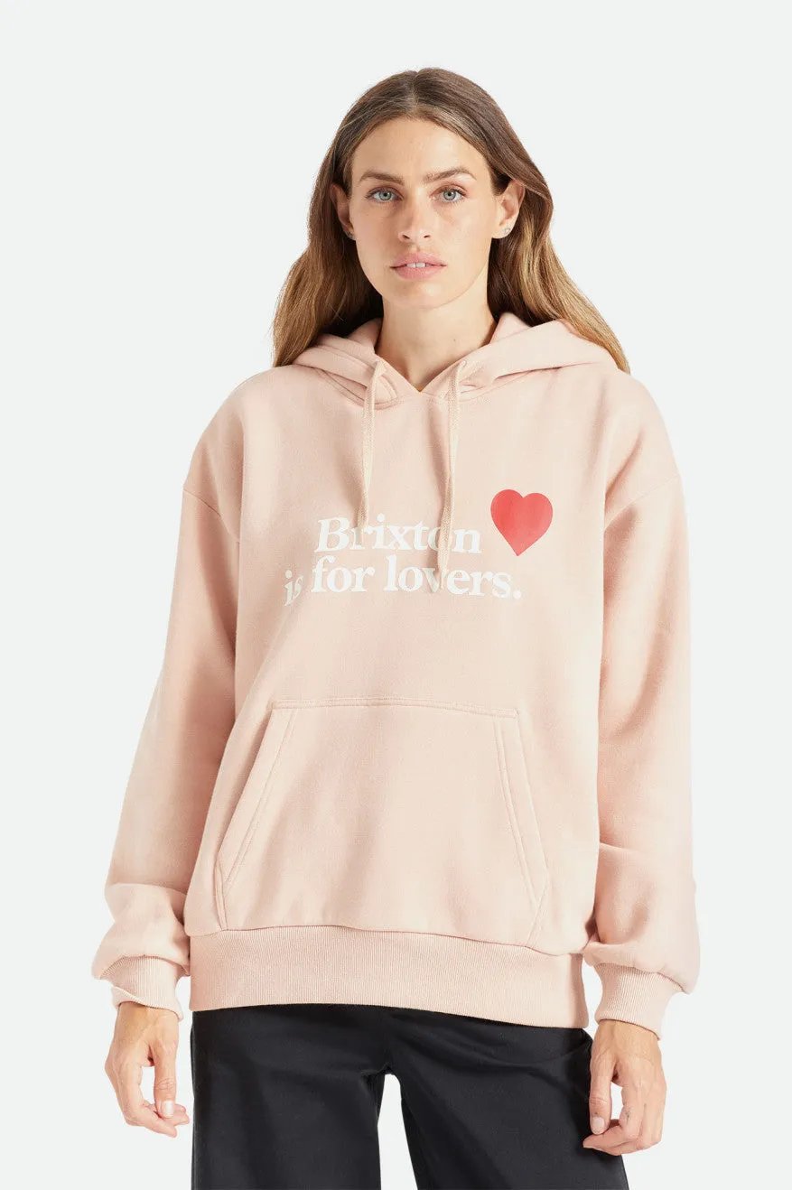 Lovers Hoodie - Rose Dust sold by Brixton