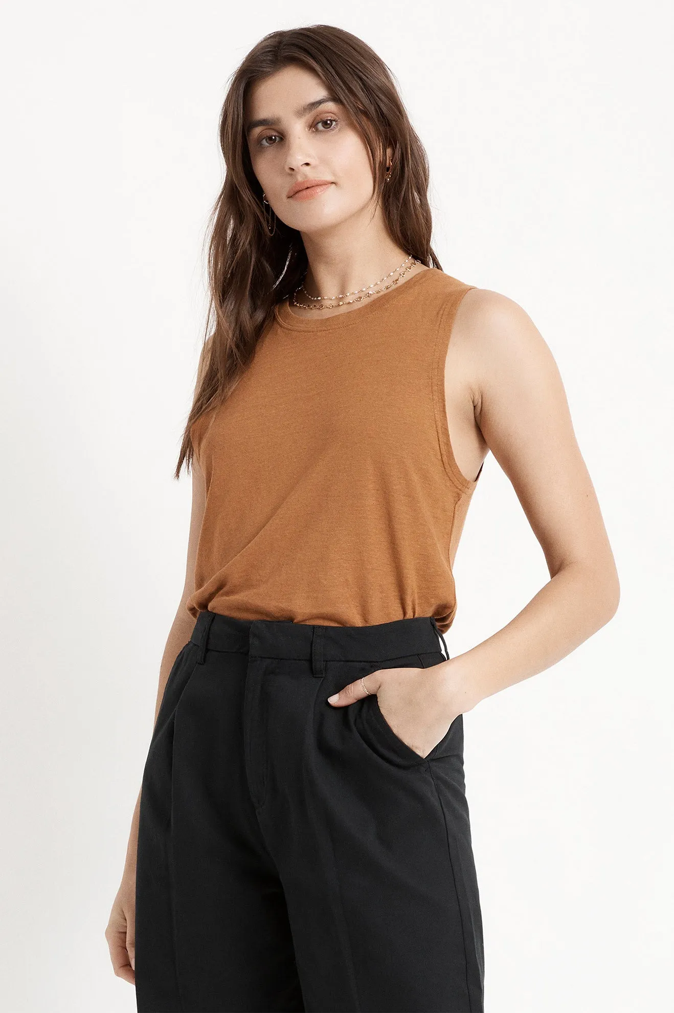 Montauk Tank - Lion sold by Brixton product image thumbnail 5