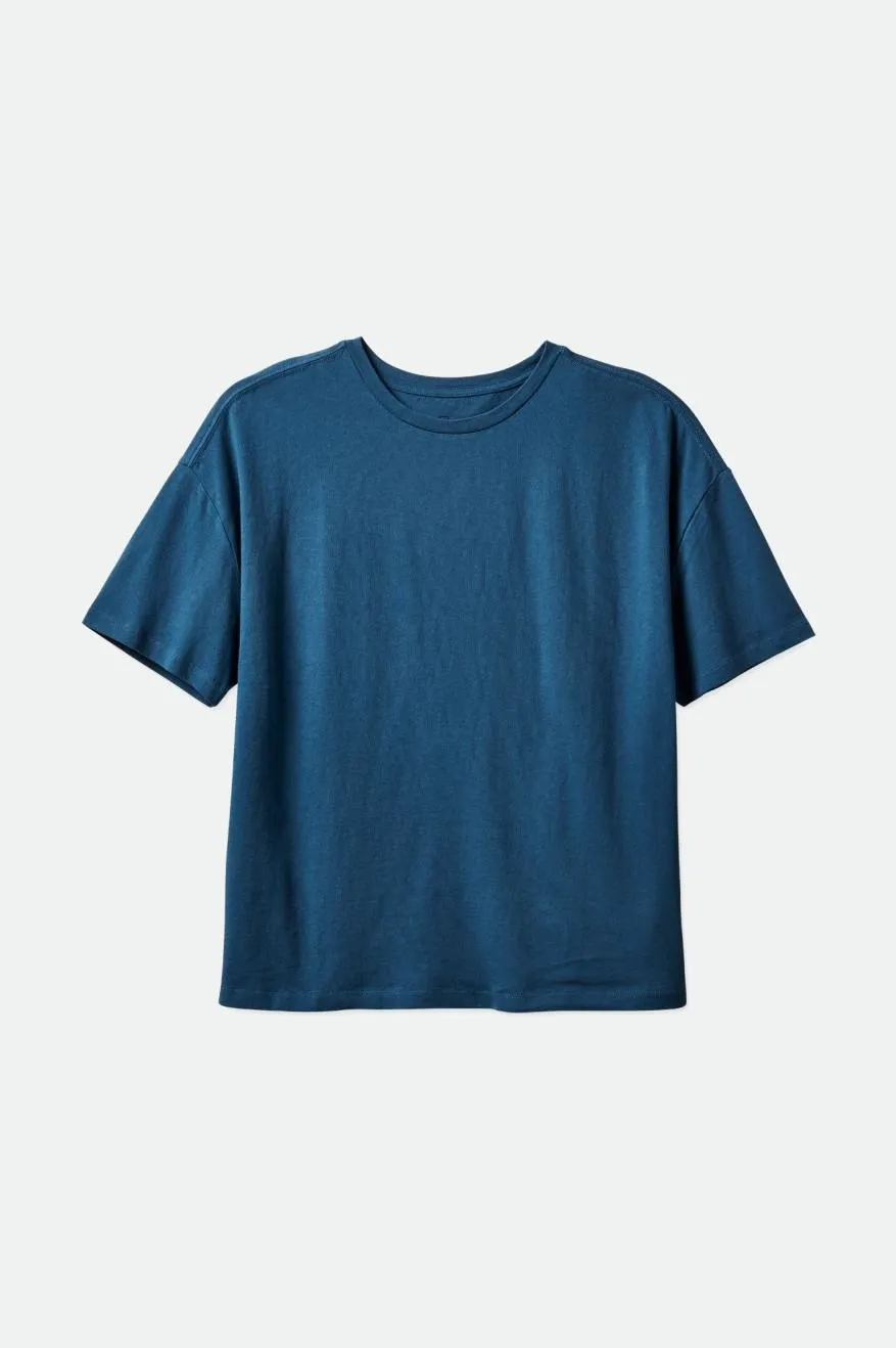 Oversized Boyfriend Tee - Indie Teal sold by Brixton