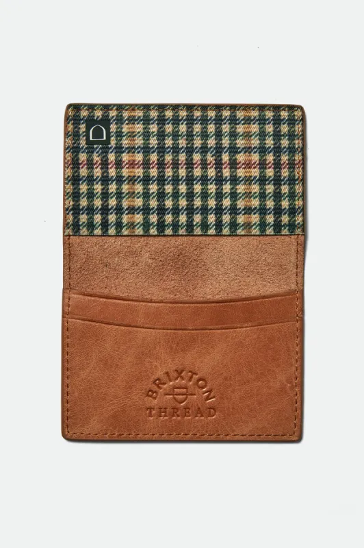Brixton x Thread Wallet - Cream/Joe Blue sold by Brixton