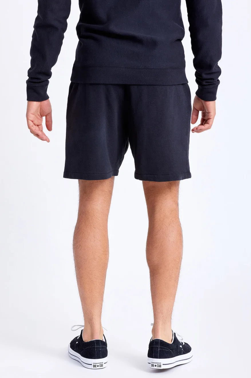Stem Fleece Utility Short - Black sold by Brixton product image thumbnail 3
