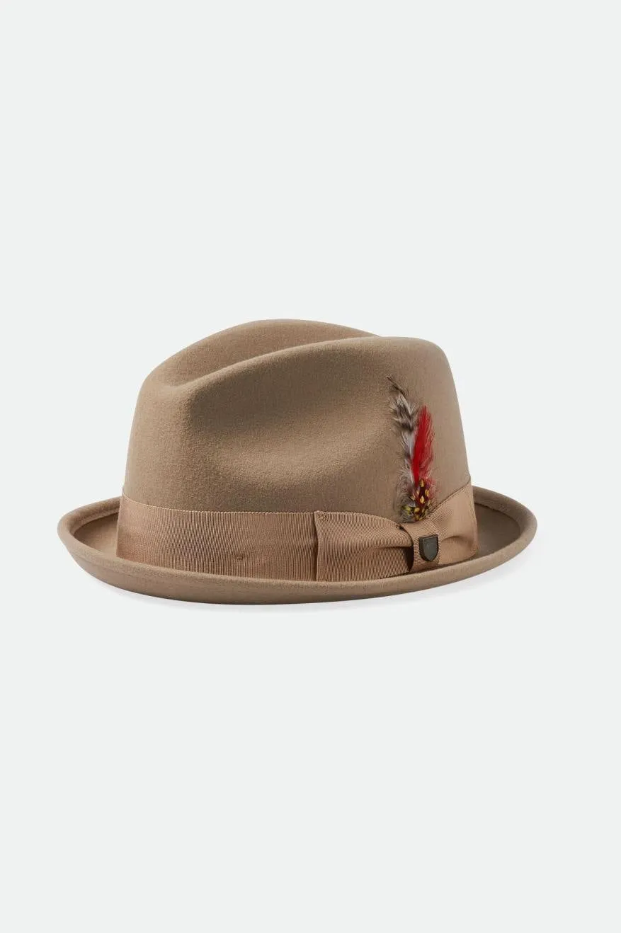 Gain Fedora - Sand/Mojave sold by Brixton