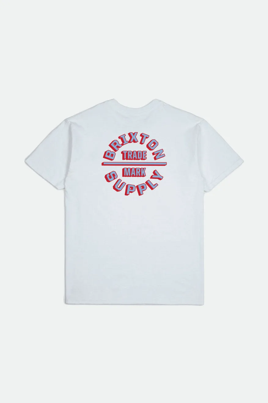 Boys Oath II S/S Standard Tee - White sold by Brixton product image thumbnail 4