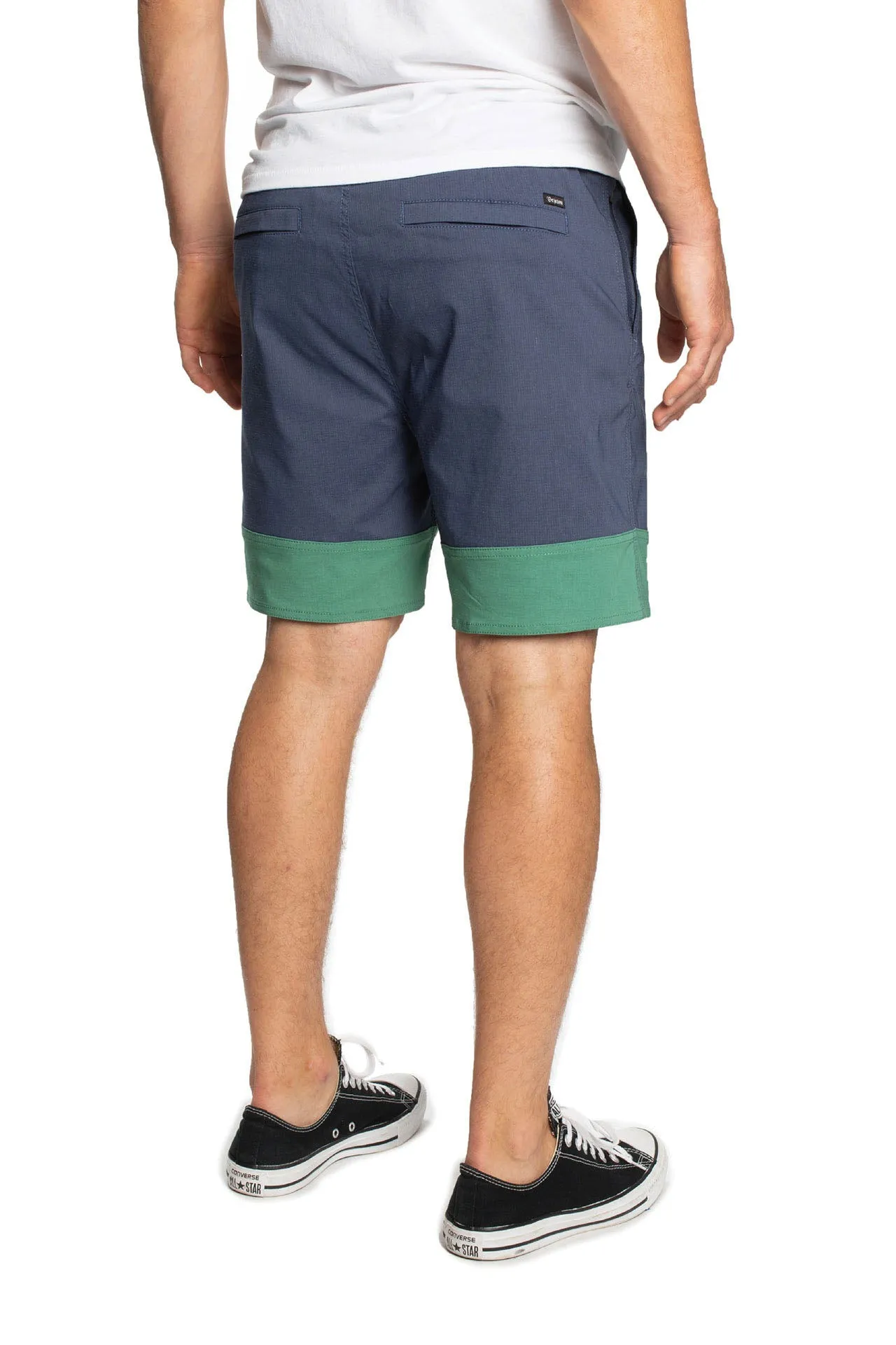 Cinch Crossover Short - Washed Navy/Fern sold by Brixton product image thumbnail 2