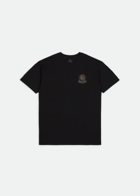 Reach S/S Standard Tee - Black sold by Brixton
