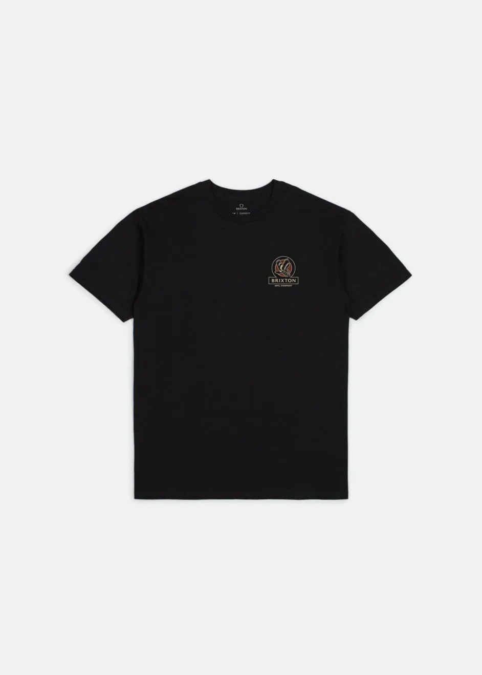 Reach S/S Standard Tee - Black sold by Brixton