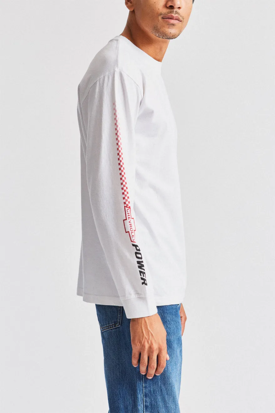 Brickyard L/S Standard Tee - El Camino White sold by Brixton product image thumbnail 2
