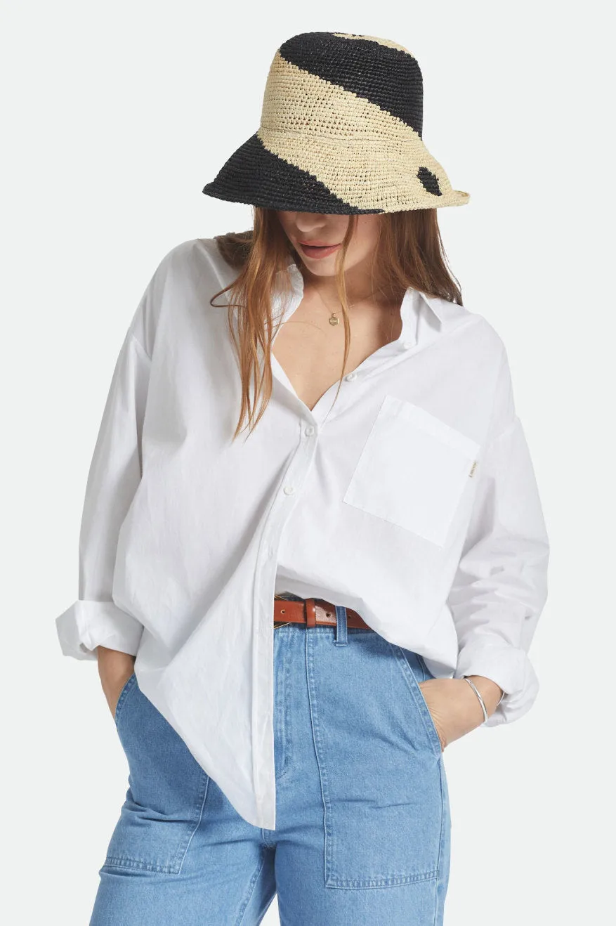 Redding Bucket Hat - Whitecap/Black sold by Brixton product image thumbnail 4