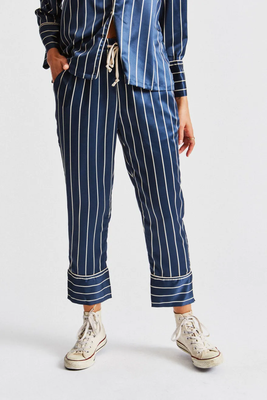 Lagoon PJ Pant - Navy sold by Brixton