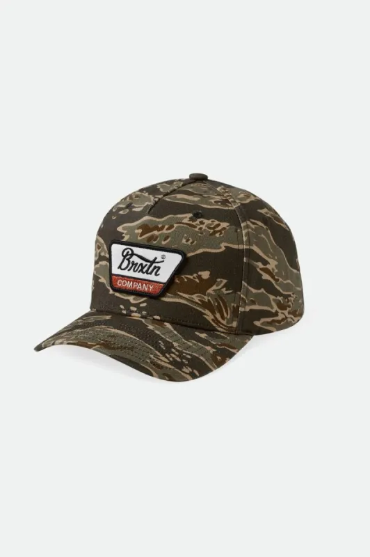 Linwood C Netplus MP Snapback - Tiger Camo sold by Brixton