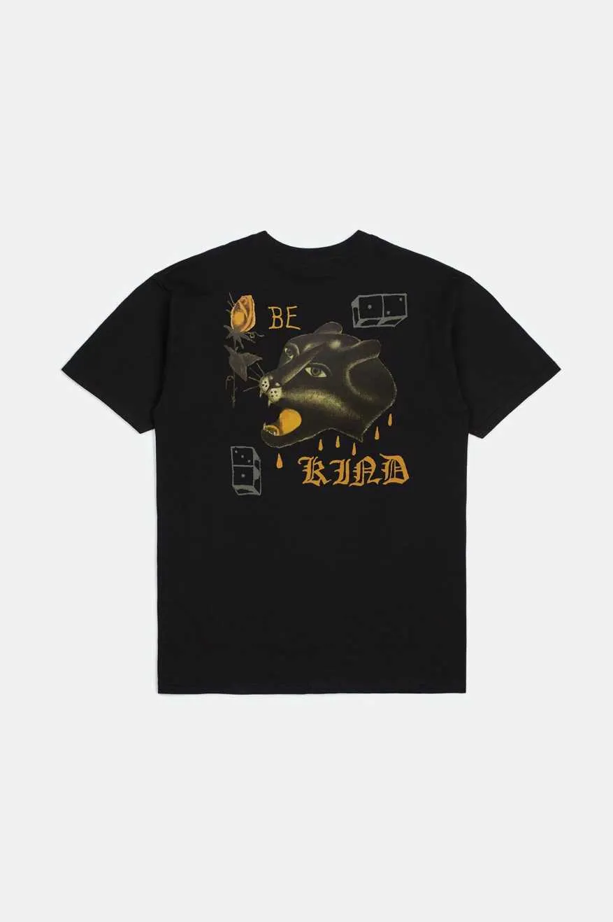 Be Kind S/S Standard T-Shirt - Black sold by Brixton product image thumbnail 2