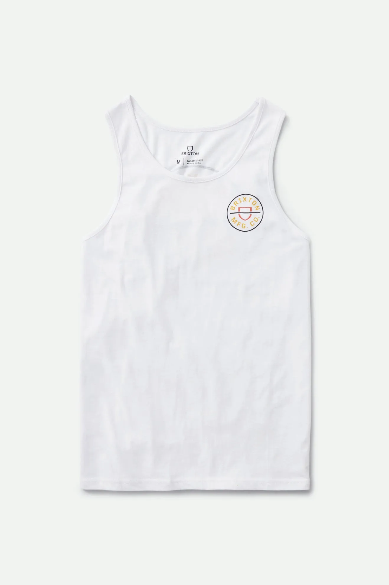 Crest Tank - White sold by Brixton product image thumbnail 4