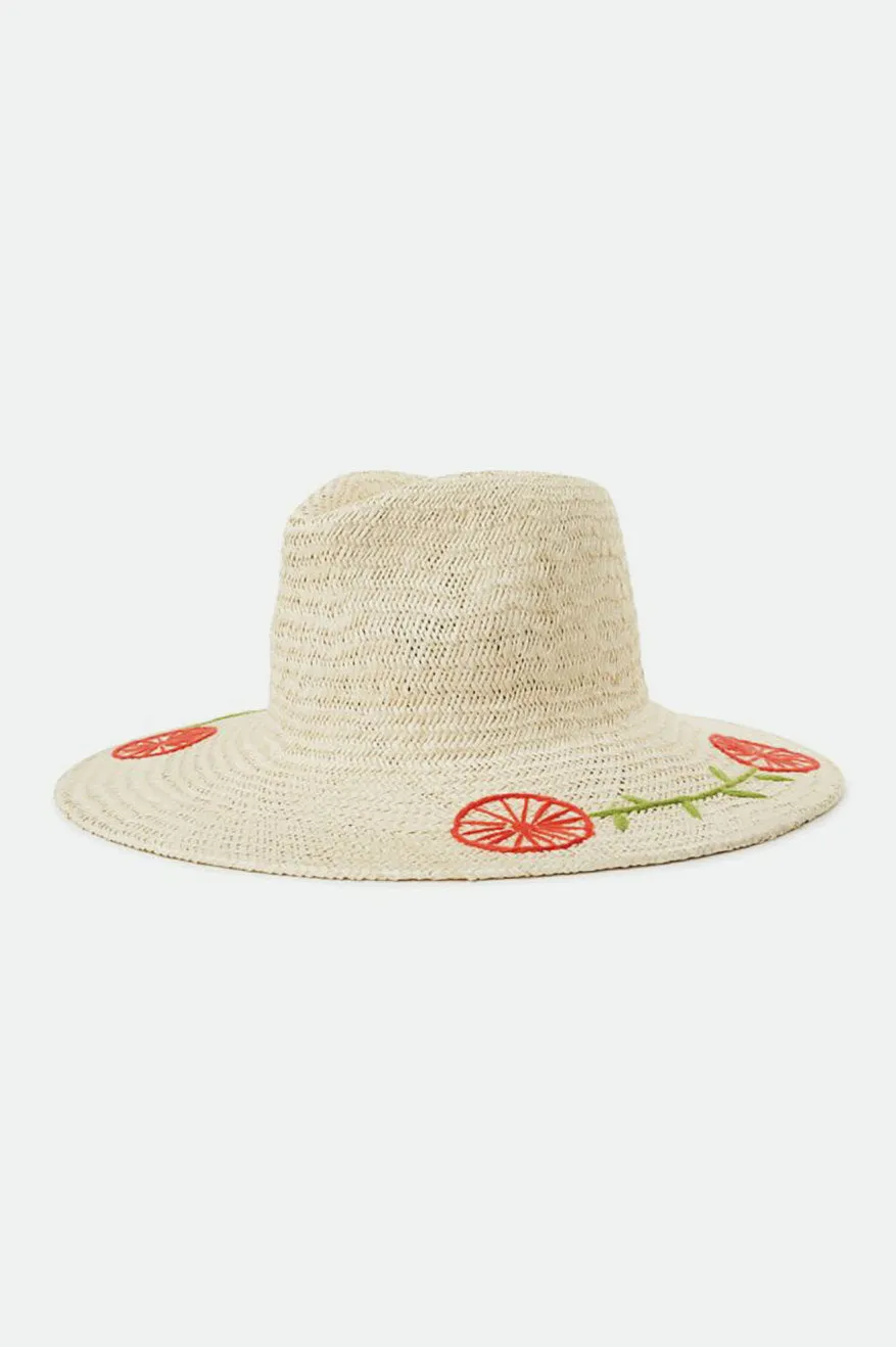 Joanna Embroidered Hat - Tan sold by Brixton product image thumbnail 4