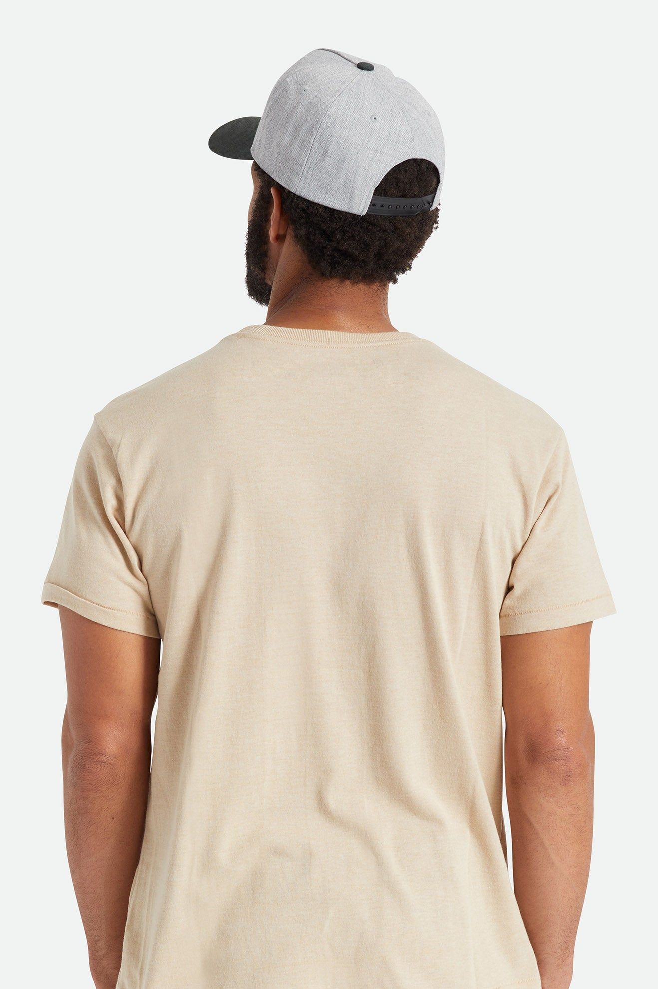 Crest C Netplus MP Snapback - Heather Grey/Black sold by Brixton product image thumbnail 4