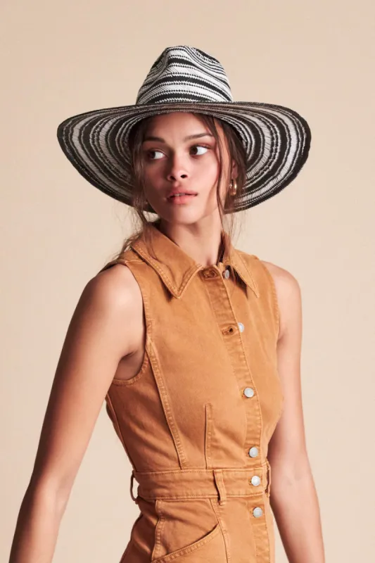 Farewell Fedora - Black/Off White sold by Brixton