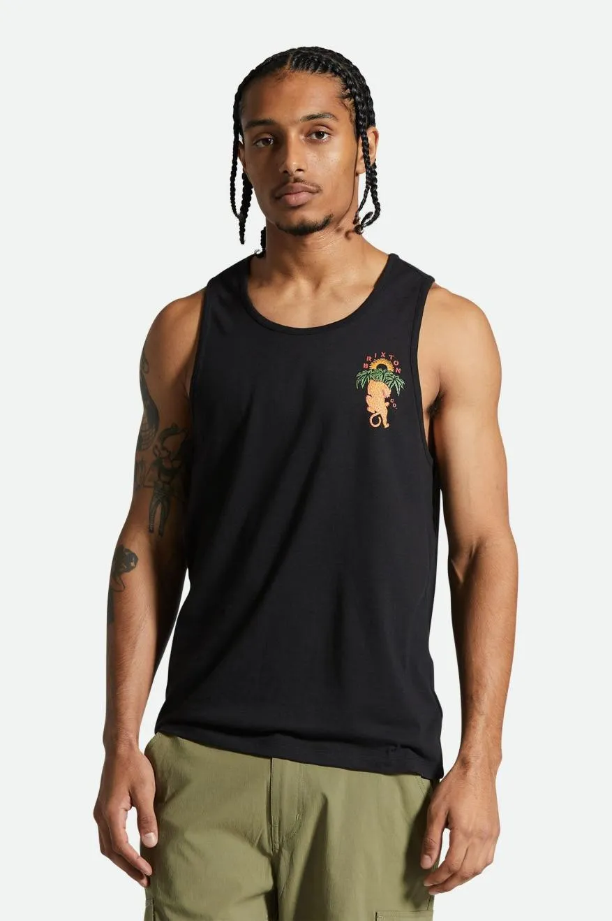Palm Jaguar Tank Top - Black sold by Brixton product image thumbnail 3
