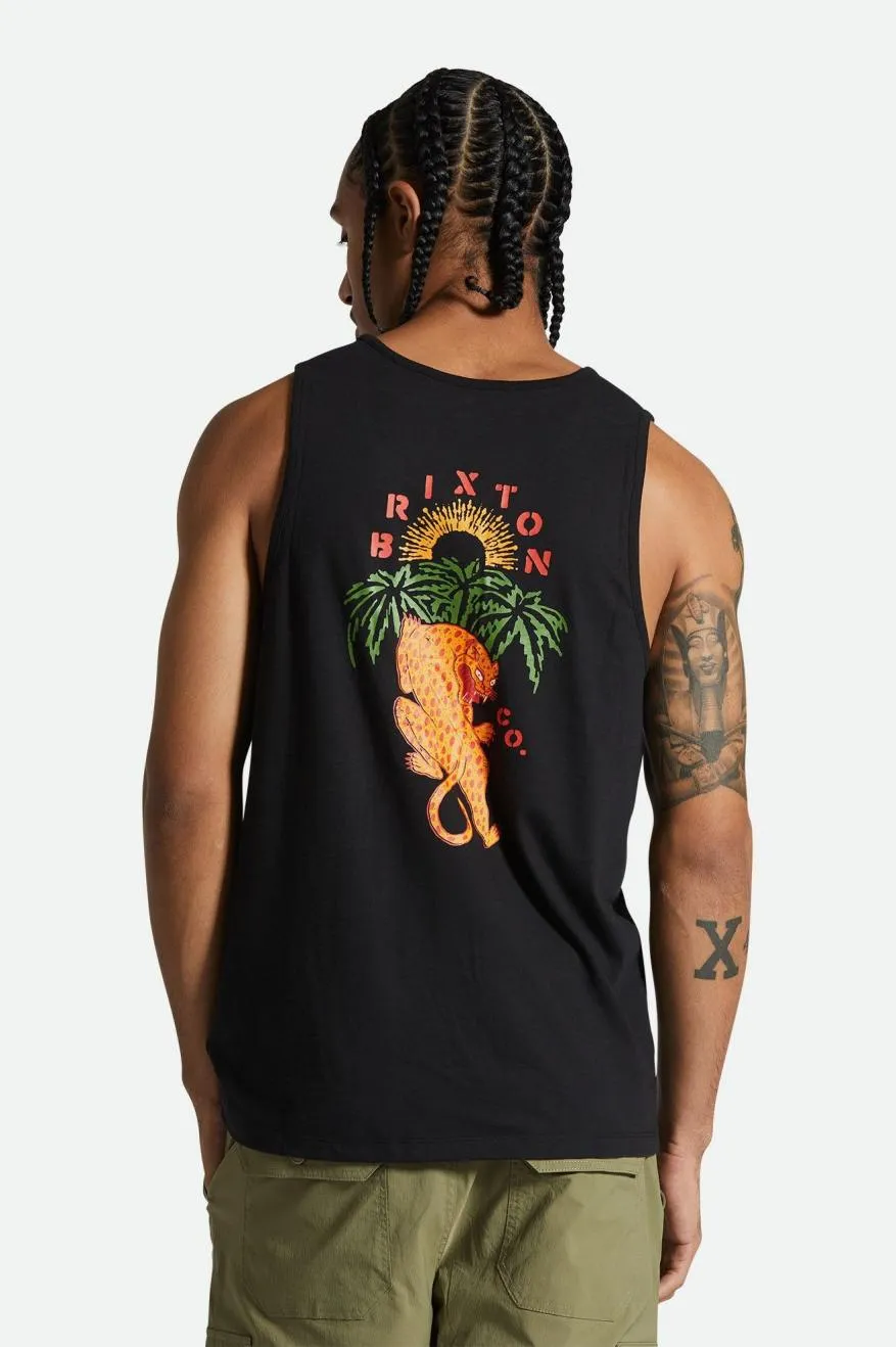 Palm Jaguar Tank Top - Black sold by Brixton product image thumbnail 4