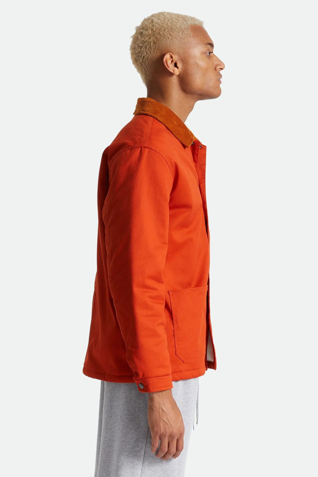 Survey Utility Lined Chore Coat - Phoenix Orange sold by Brixton product image thumbnail 3