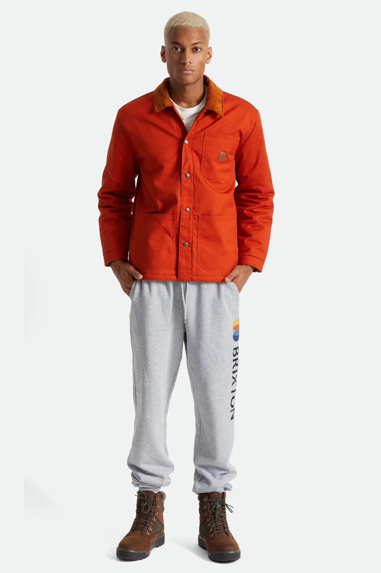 Survey Utility Lined Chore Coat - Phoenix Orange sold by Brixton product image thumbnail 2